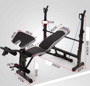 Fitness Halterbank Compleet | 60kg Gewichten | OP=OP, Sport en Fitness, Fitnessapparatuur, Rug, Krachtstation, Nieuw, Ophalen of Verzenden