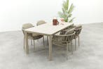 Taste Calma/Hartman Kyra rope tuinset voor 4 personen 180x90, Verzenden, Nieuw, Overige materialen, Tuinset