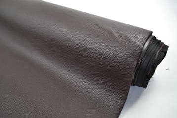 Kunstleer / Skai Heavy Leather Donker Bruin, Nieuw