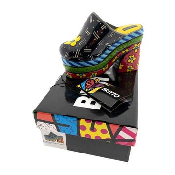 Romero Britto (1963) - Clog Shoes, Antiek en Kunst