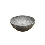 Sani Royal Waskom Rond Marmer Tundra Grey met, Doe-het-zelf en Verbouw, Sanitair, Nieuw