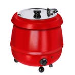 GGM Gastro | Soepketel - 9L - rood | SWH9R | SWH9R, Verzenden, Nieuw in verpakking, Fornuis, Frituur en Grillen