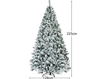 Coast Kunstmatige Kerstboom - Besneeuwd - 225 cm - Groen, Verzenden, Nieuw