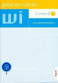 Getal en Ruimte 3 Werkboek-i VMBO-B-1 (per stuk), Boeken, Verzenden, Nieuw