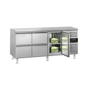 GGM Gastro | Koelwerkbank ECO - 1795x700mm - met 1 deur - |, Verzenden, Nieuw in verpakking, RVS Meubilair