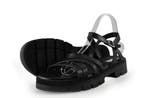 Tom Tailor Sandalen in maat 41 Zwart, Verzenden, Zwart, Zo goed als nieuw, Sandalen of Muiltjes