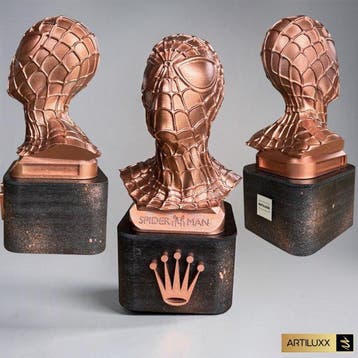 Artiluxx - Spider-Man bronze Rolex sculpture