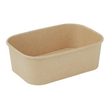 Fiesta Recycleerbare Rechthoekige Voedselcontainers 750ml, Huis en Inrichting, Verzenden, Nieuw