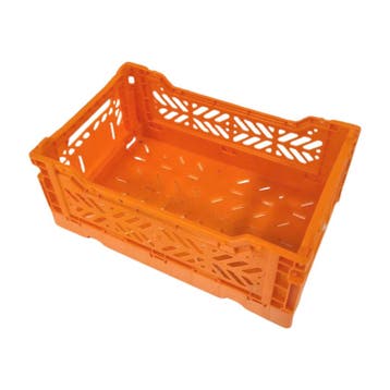 Vouwkrat, 270x170x105 mm, kunststof, nieuw - Oranje, Minder dan 50 cm, Ophalen of Verzenden, Minder dan 40 cm, Krat