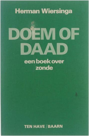 Doem of daad - een boek over zonde - Herman Wiersinga, Verzenden, Gelezen, Herman Wiersinga
