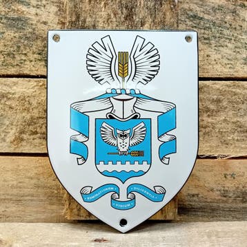 Familiewapen op emaille wapenschild, Verzenden, Nieuw