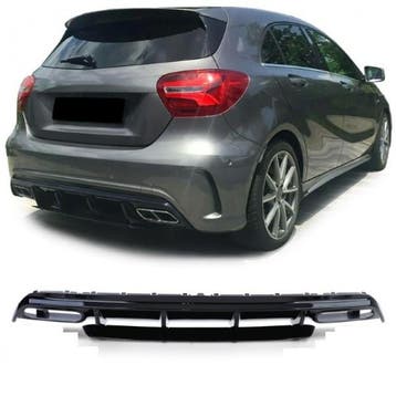 Diffusor Mercedes W176 A45 Edition Glans zwart, Ophalen of Verzenden, Nieuw