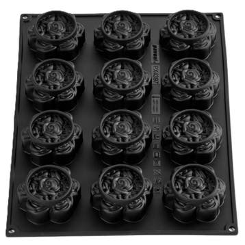 Pavoni Siliconen Bakvorm Rozen Ø80mm (12) 40x30cm**, Verzenden, Nieuw