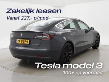 Tesla Model 3 | Zakelijk Leasen vanaf 227,- p/mnd, Automaat, Gebruikt, Elektrische achterklep, Elektrisch