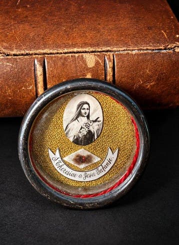 Reliekhouder - Legering - 1850-1900 - Sint Thérèse van, Antiek en Kunst