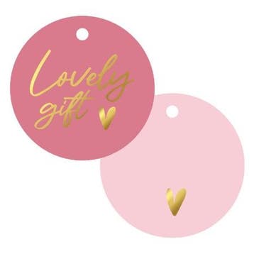 3x Cadeaulabel Lovely Gift (Per 3 stuks, Cadeaulabels), Ophalen of Verzenden, Nieuw