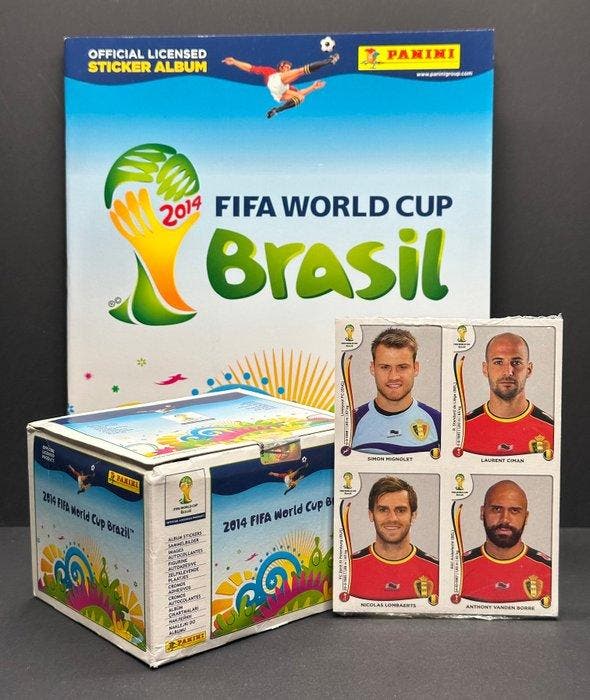 Panini - FIFA World Cup Brasil 2014 - Sealed Sticker Box, Verzamelen, Stickers