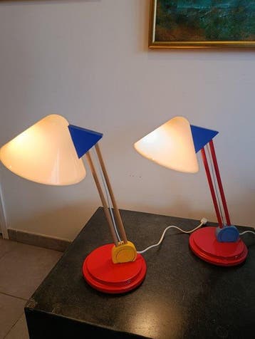 IKEA - Lamp - Stoja - Hout, Plastic - Ikea vintage, Antiek en Kunst