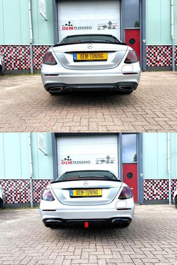 Diffuser geschikt voor E-Klasse W213 | BRABUS Style | 16-23, Mercedes-Benz, Nieuw, Ophalen of Verzenden, Achter