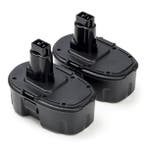 Startset: 2x DeWalt 18V XRP / DE9095, 123accu huismerk, Doe-het-zelf en Verbouw, Gereedschap | Machine-onderdelen en Toebehoren