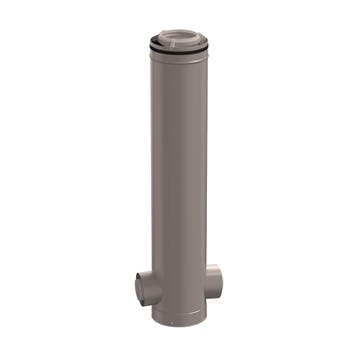 Rolux CLV Etage T-stuk PP/metaal 160/250-2x80/125 hoek 180°, Ophalen of Verzenden, Nieuw