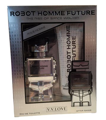V.V. LOVE Robot Homme Future Giftset Heren, Sieraden, Tassen en Uiterlijk, Uiterlijk | Parfum, Verzenden, Nieuw