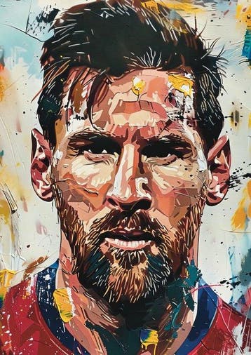 FC Barcelona - Spaanse voetbal competitie - LEO MESSI, Nieuw