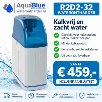 Waterontharder vanaf €459,- | AquaBlue | Kalkvrij water, Witgoed en Apparatuur, Verzenden, Nieuw, Waterontharder met zout