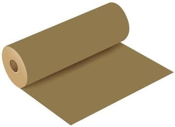 Bloemenpapier cadeaupapierkraftpapier licht goud rol 50 cm x, Ophalen of Verzenden, Nieuw