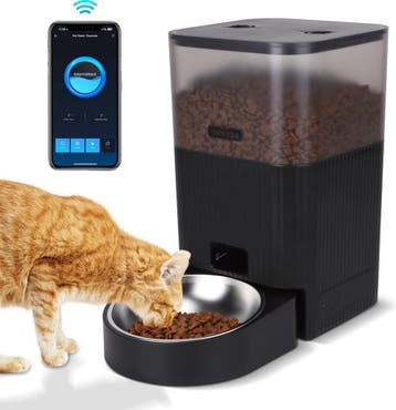 Automatische voerbak kat en hond - Voerautomaat - Voerdispen, Verzenden, Zo goed als nieuw