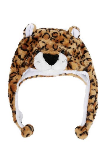 KIMU® Muts Flappen Luipaard Laplander met Oortjes Bruin Chee, Ophalen of Verzenden, Nieuw