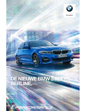 2018 BMW 3 SERIE BROCHURE NEDERLANDS, Nieuw, BMW, Author