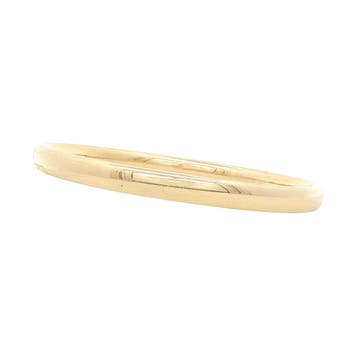 Gouden gladde bangle 14 karaat, Sieraden, Tassen en Uiterlijk, Armbanden, Verzenden, Zo goed als nieuw, Goud