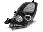 Koplampen Angel Eyes | Toyota Yaris 2006-2009-ccfl-zwart, Verzenden, Nieuw, Toyota