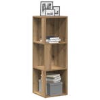 vidaXL Hoekkast 33x33x100 cm bewerkt hout artisanaal, Verzenden, Nieuw