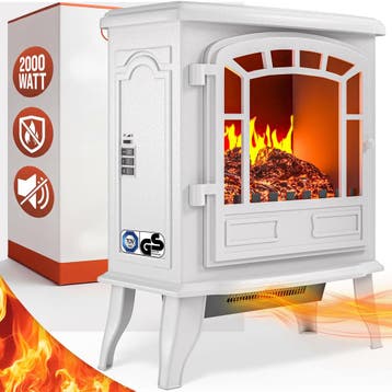 Elektrische Kachel Wit 2000W met Verwarming 56,5x24x39cm, Verzenden, Nieuw