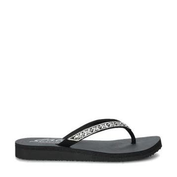 Skechers Meditation Butterfly Garden slippers voor dames, Slippers, Skechers, Verzenden, Zwart
