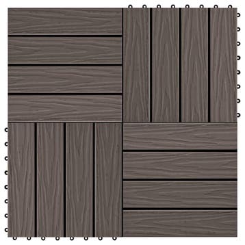Balkontegels hkc 30x30cm | retourdeal 71% korting!, Ophalen of Verzenden, Nieuw, Composiet, Terrastegels