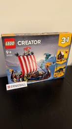 Lego Set - Creator 3in1 - 31132 Viking Ship and the Midgard, Nieuw