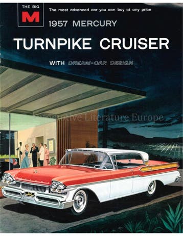 1957 MERCURY TURNPIKE CRUISER CRUISER BROCHURE ENGELS (USA), Nieuw, Author