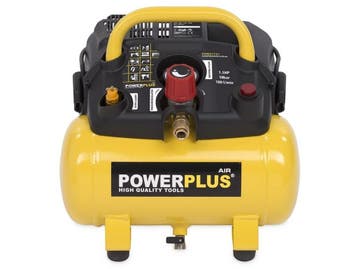 Powerplus POWX1721 - Draagbare olievrije compressor - 6, Verzenden, Zo goed als nieuw