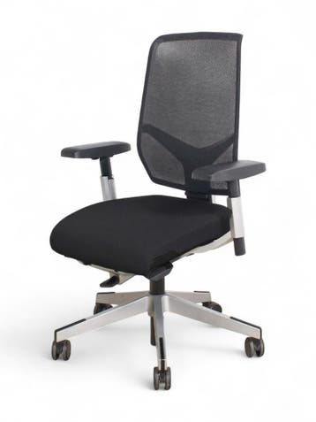Giroflex 68 bureaustoel, zwart-aluminium, Ophalen of Verzenden, Nieuw