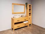 Teak badkamermeubelset compleet badmeubel, Ophalen of Verzenden, Nieuw