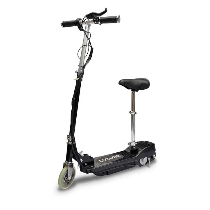 vidaXL Step elektrisch met zitje 120 W zwart, Fietsen en Brommers, Steps, Nieuw, Verzenden