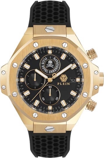 Philipp Plein PWLFA0325 Plein Chrono Royal horloge, Sieraden, Tassen en Uiterlijk, Overige merken, Staal, Verzenden, Polshorloge