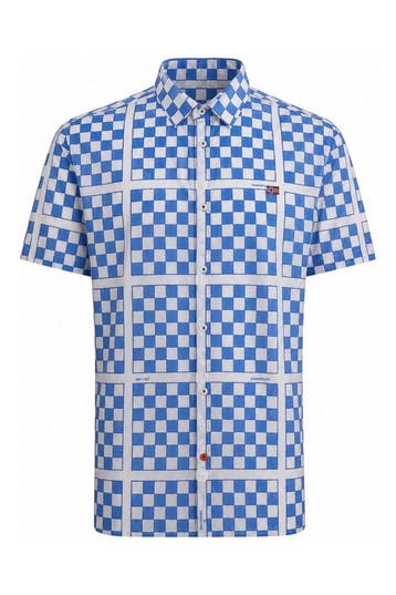 Napapijri Overhemd in maat XL Blauw, Verzenden, Zo goed als nieuw, Blauw, Napapijri