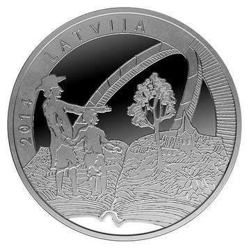Letland 5 Euro Stender 2014, Verzenden