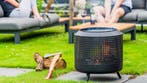 Midland Vuurschaal met grillrooster met BBQ grill Zwart F..., Verzenden, Nieuw