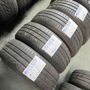 4 x Michelin Energy Saver 195-55-16 Zomerbanden 6mm, Auto-onderdelen, Banden en Velgen, Gebruikt, 16 inch, Ophalen of Verzenden