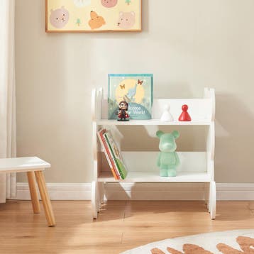 [en.casa] Boekenkast Tårnby voor kinderen 60x56x56 cm wit, Verzenden, Nieuw